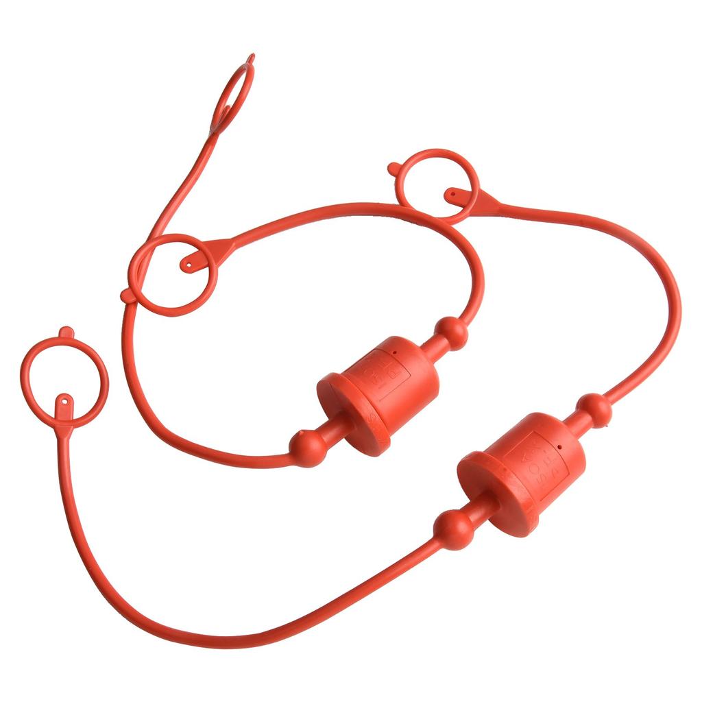 2 Sets Hydraulic Quick Disconnect Dust Cap Fittings for ISO A Couplers