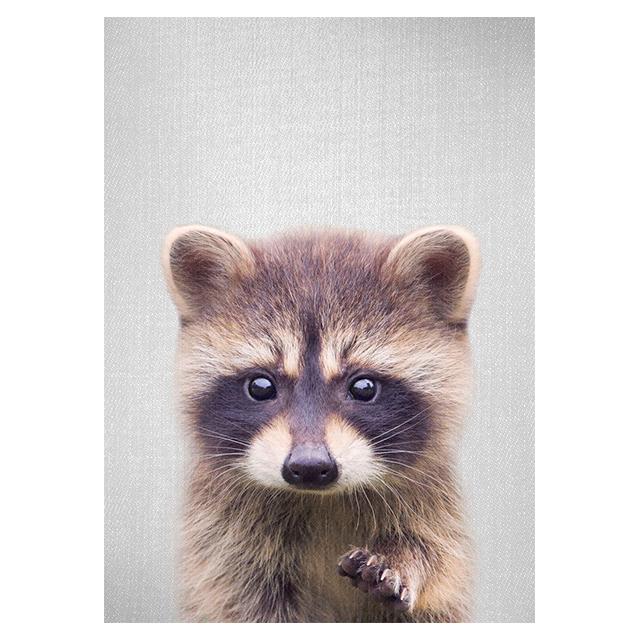 Realistic Furry Animals Cute Prints Poster Canvas Painting Hd Modern Wall Art Pictures For Living Room Bedroom Home Decoration