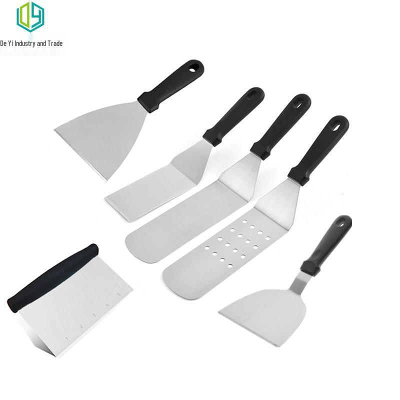 Stainless Steel BBQ Tool Set - Outdoor Grill & Teppanyaki Spatulas