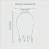 1 LED neck hanging reading light, three-color dimming, portable, 360-degree bending