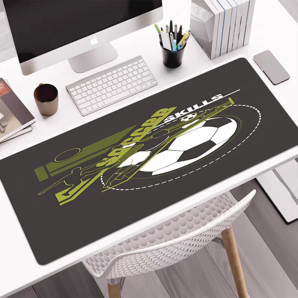 Soccer Theme Mouse Pad, Non Slip Rubber Base, Multifunctional Office & Home Decor, Perfect for Workspace Personalization.