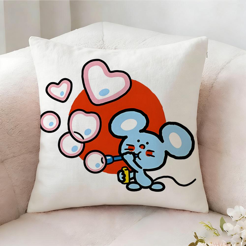 Colorful Animal Patterns Pillow Case Pillowcase Doublesided Printed Sofa Cushion Bedroom Headboard Pillow