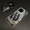 Halloween Black Elf Cat Case for iPhone 16 Plus, iPhone 12 Pro Max, Drop Protection, Cartoon Style, 14-inch, 15-inch