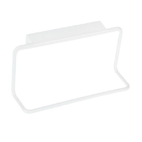 

Towel Holder Punch Free Space-saving Plastic Cupboard Cabinet Hanging Towel Rack for Home