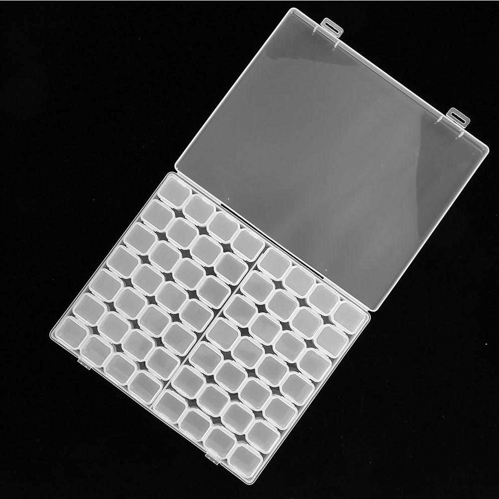 56 Slots Desktop Nail Polish Art Storage Box Case Organizer Jewelry Accessories Container