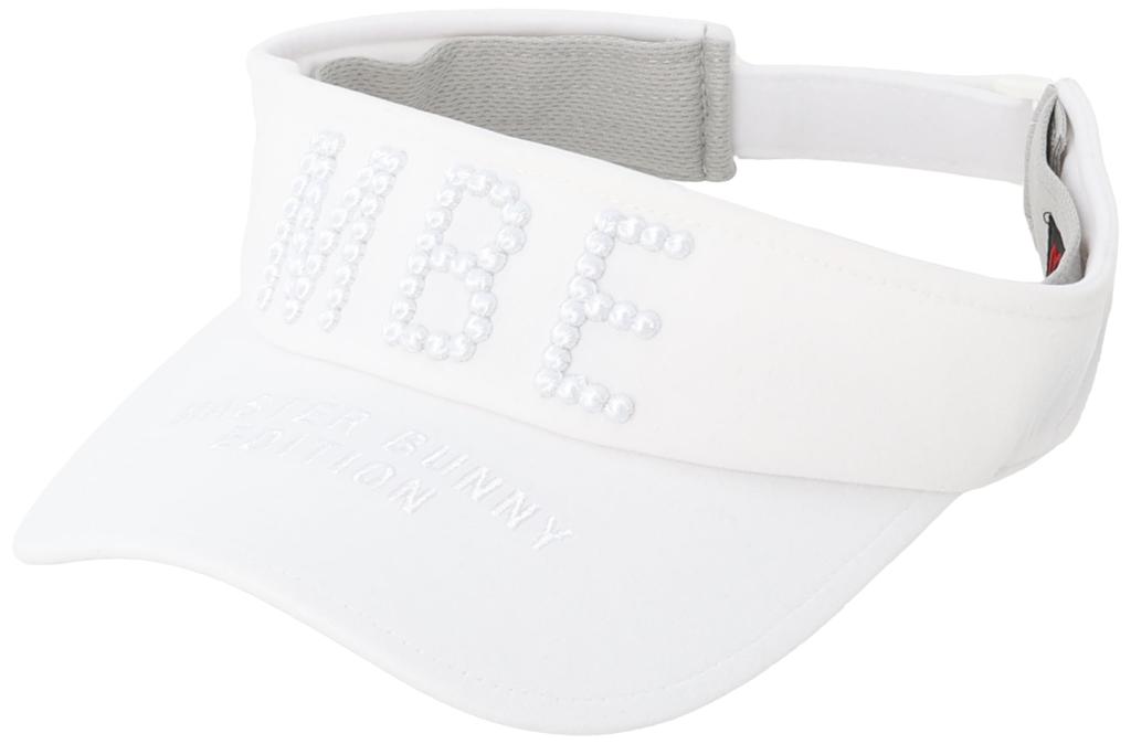[Master Bunny] Unisex Sun Visor (Suede-like, Adjustable Size)  Golf Hat  758-3287903 030White FR