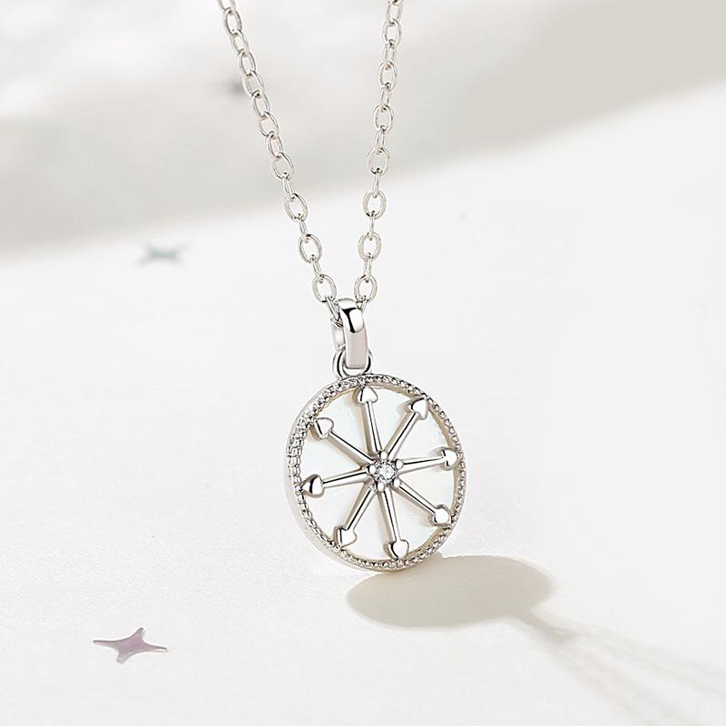 Tancise Dámský klasický náhrdelník s přívěskem S925 Sterling Silver Luxury Personality
