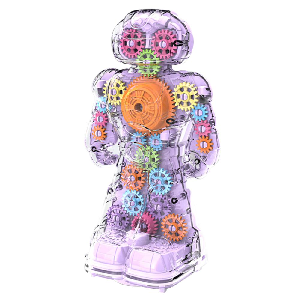 Tančící robot chodící blikající světla a hudební robotické hračky pro děti dárek
