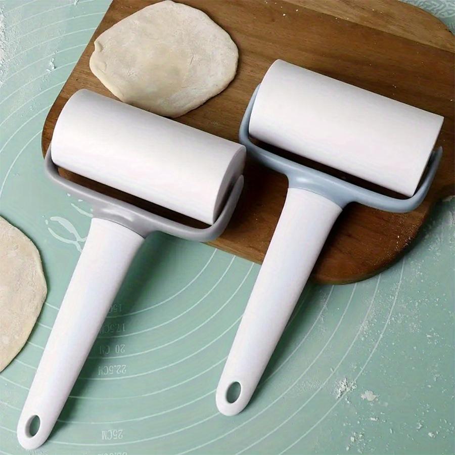 1PC Hand-held Roller with Handle Rolling Pin Household Baking Rectangular Roller Press Noodles Dumpling Skin Kitchen Tools