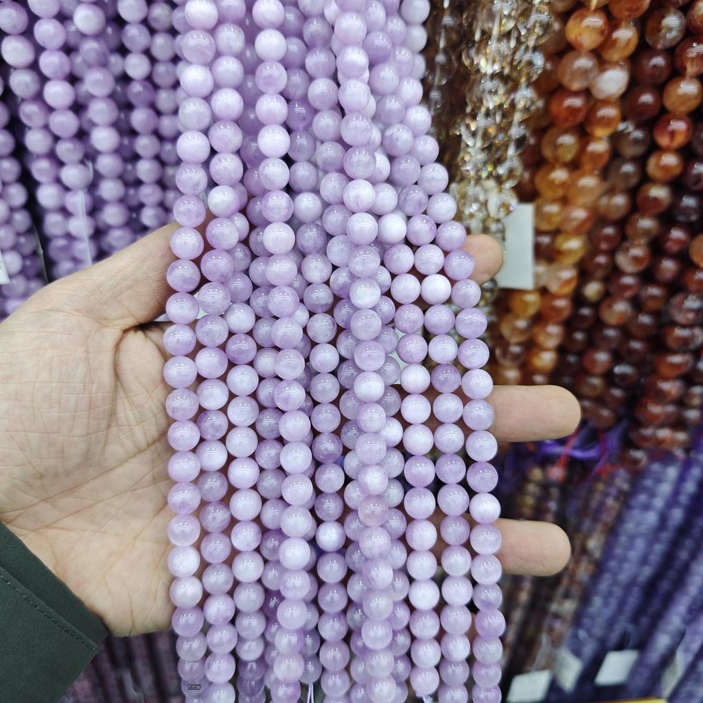 Purple Series Amethyst & Super Seven Crystal Beads: Round, Natural Stone, DIY Jewelry Accessories