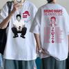 Bruno Mars The Romantic Tour 2026 Merch Bavlněné Tištěné Módní Tričko Muž Žena Harajuku Krátký Rukáv Kulatý Výstřih Ležérní Pánské Tričko