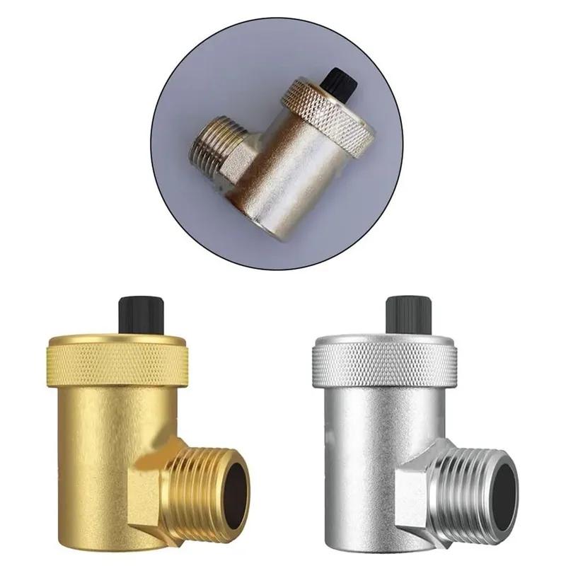 Automatic Brass Bleed Valve with G12 Thread Designed for Seamless Air Release and Pressure Management in Water Heating Systems