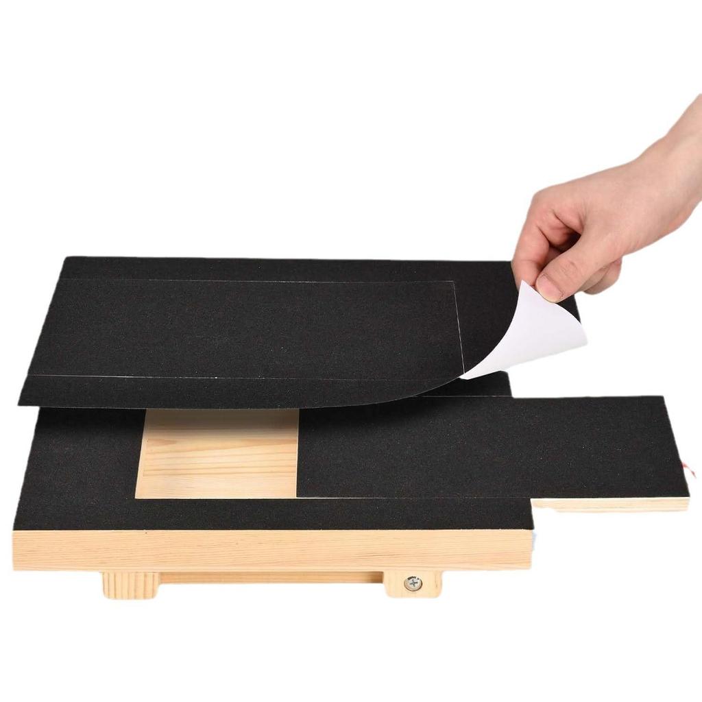 Durable Wooden Dog Scratch Board with Non-Shedding Sandpaper for Paw Repair