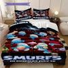Smurfs Lost Village Threepiece Set 1 Duvet Cover 2 Pillowcase Without Core Duvet Cover And Pillowcase Christmas Birthday Gift Bedding Set