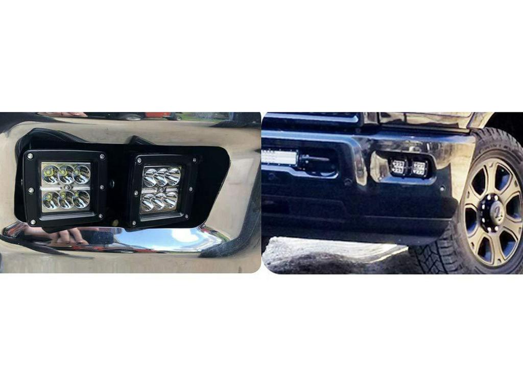 Auxiliary Fog Light Mounting Bracket for 2010-2019 Dodge Ram