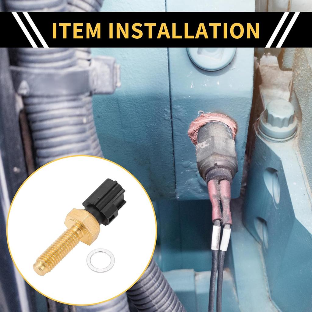Coolant Temperature Sensor for Ford F-150 1998-2003 Water Temperature Temp Sender Sending Unit Sensor No.XL3Z6G004AA Gold Tone