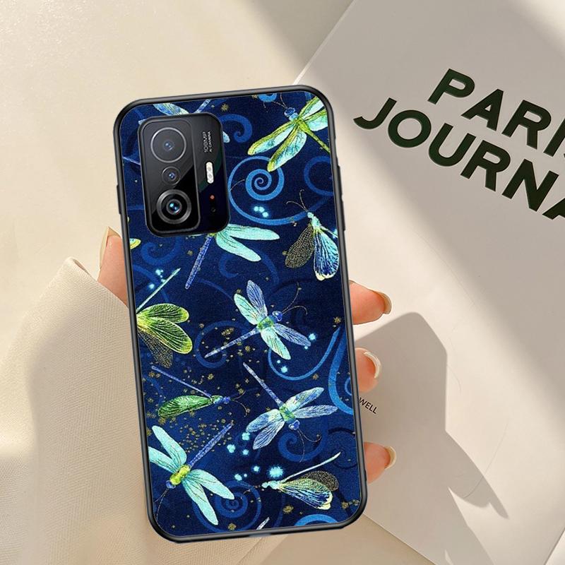 Dragonfly Animal Art Case For POCO X4 Pro X3 GT F1 F3 M3 M4 X3 Pro Phone Cover For Xiaomi 11T 12 Pro Mi 11 Lite