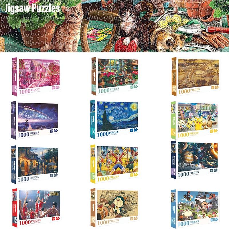 1000 Piece Jigsaw Puzzle Mind-boggling Landscape Puzzle Toy