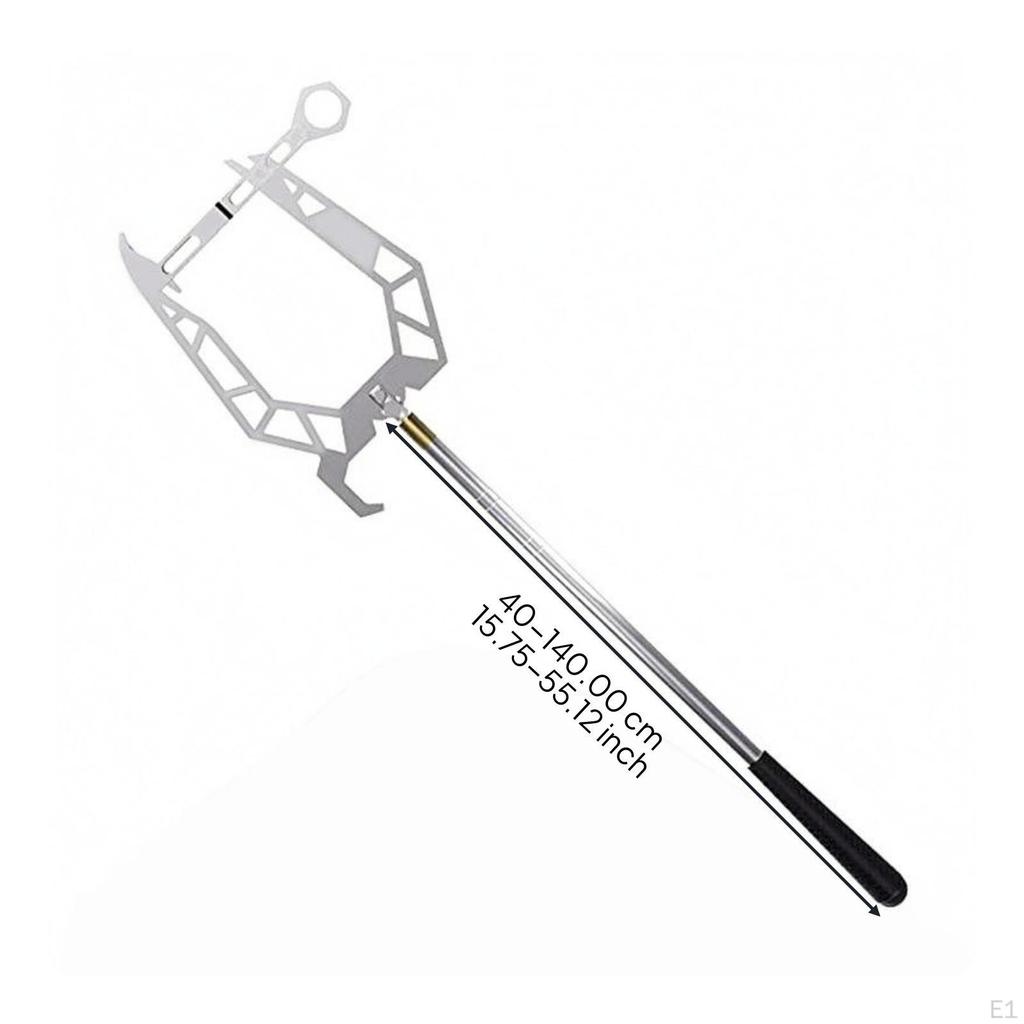 Marine Rope Threader Stainless Steel Telescopic Tool Extendable
