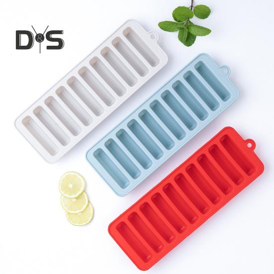 Silicone Chocolate Mold Ice Cube Tray 20ml Capacity Easy Release with Hanging Hole Homemade Crayon Candy Making Tools