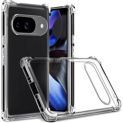Silicone Case - Google - Pixel 9 Pro - Transparent - Shockproof - Reinforced Corners