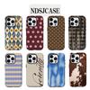 Husă de telefon de lux cu imprimeu leopard Ins Splash pentru iPhone 17 16 15 14 13 12 11 Air Pro Max Plus Capac spate de lux cu strat dublu