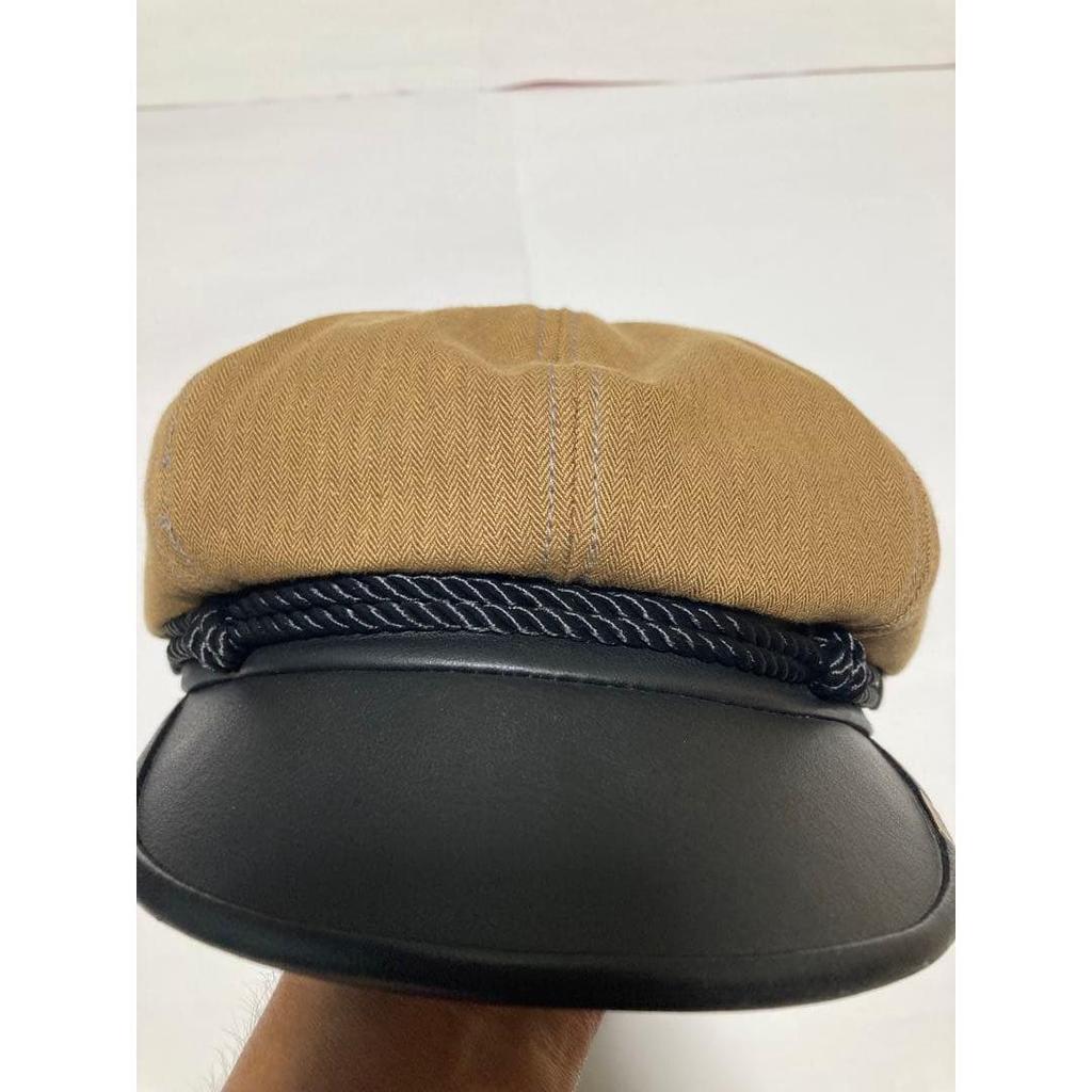 Used NEIGHBORHOOD Casquette Herringbone Leather XL
