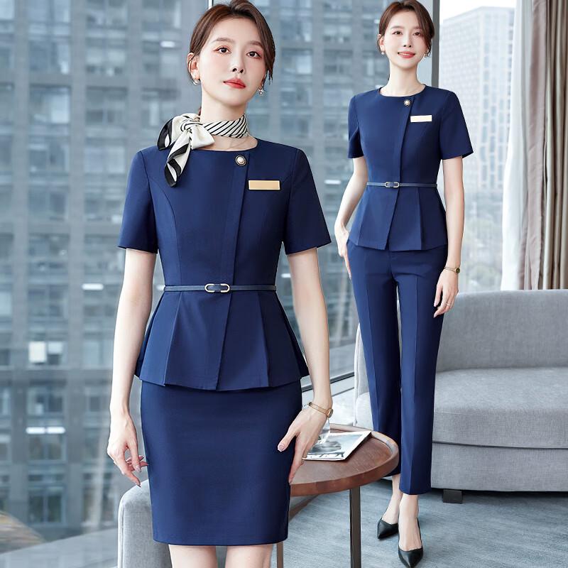 

Women s Short-Sleeved Professional Suit Set Assorted Sizes
