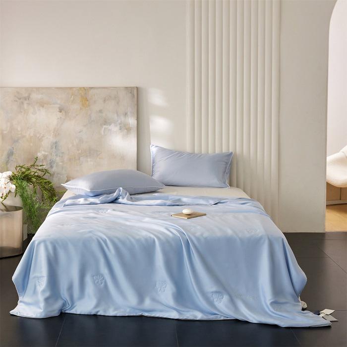 

Літня ковдра з ліоцелу Tencel 60s - 100% праний шовк, комфорт під кондиціонером, прохолодна односпальна ковдра 220x240 CM