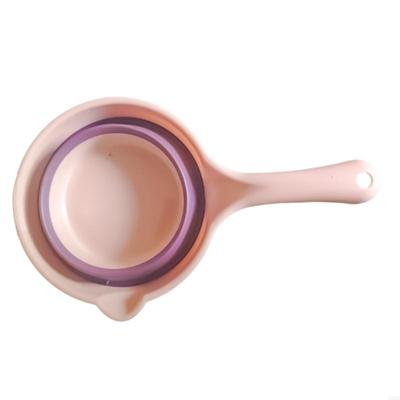 62KD Foldable Long Handle Ladle Kitchen Scooper Water Dipper Pourer With Hangable Hole For Cooking And Outdoor Use