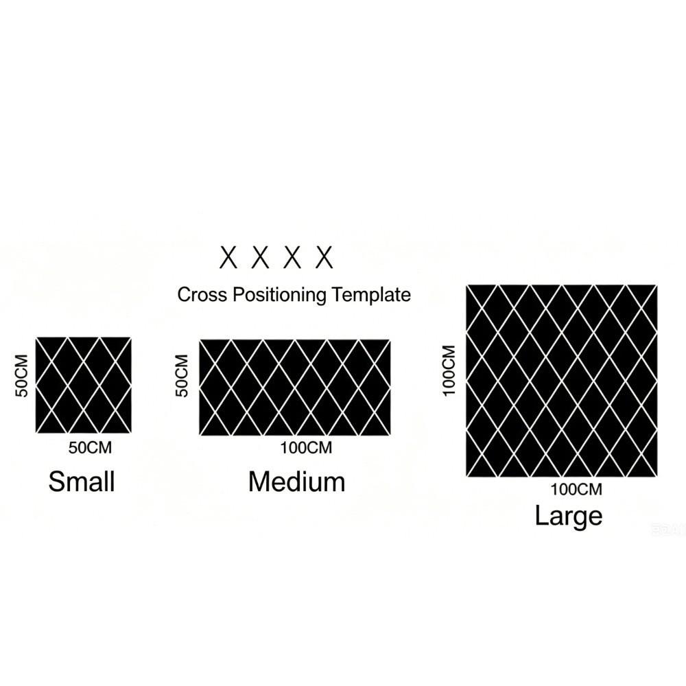 Acrylic Rhombic Mirror Wall Sticker Black Self Adhesive Mirror Tile Home Wall