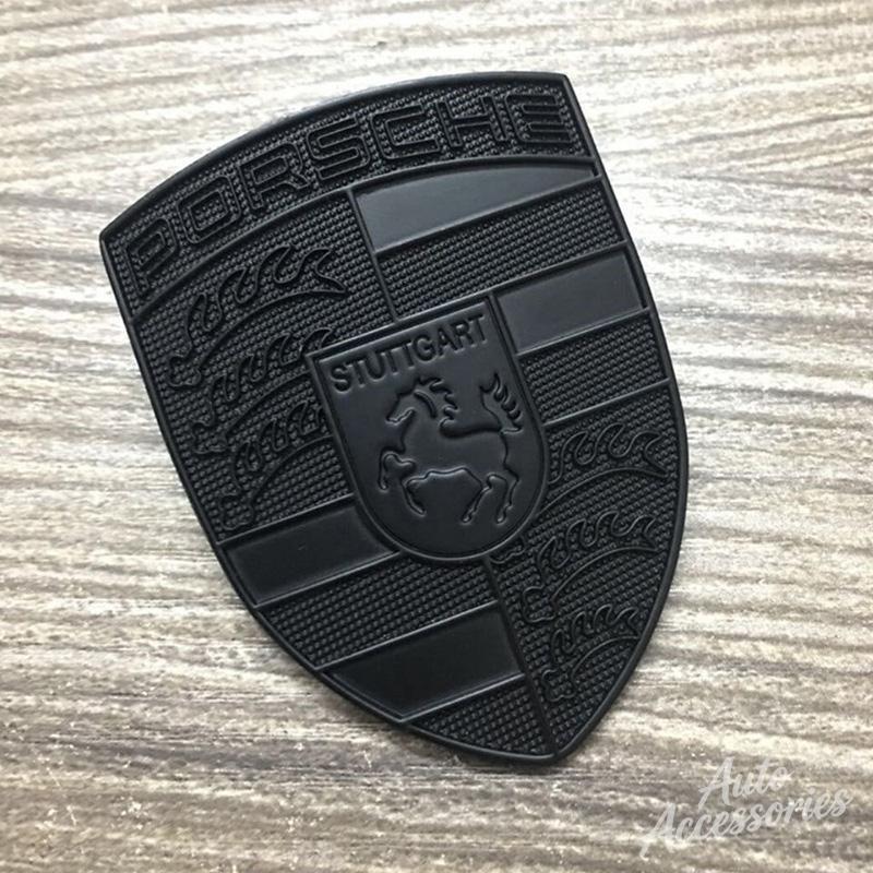 Metal Stickers Car Styling Decor 3D Creative Modified Decal For Porsche Cayenne Panamera Macan 911 718 Taycan Boxster Cayman 918