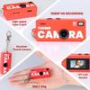 G6 Mini Retro Thumb Keychain Camera 0.96 Inch With HD 130° Wide-angle Lens TFT LCD Display Screen Portable For Students with Flash Support Memory Card