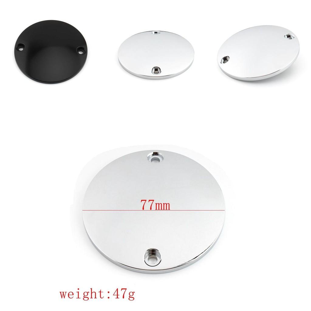 Resilient Engine Clutch Cover For Glide Road King Soft Tail With Elegant Finish In Black Silver