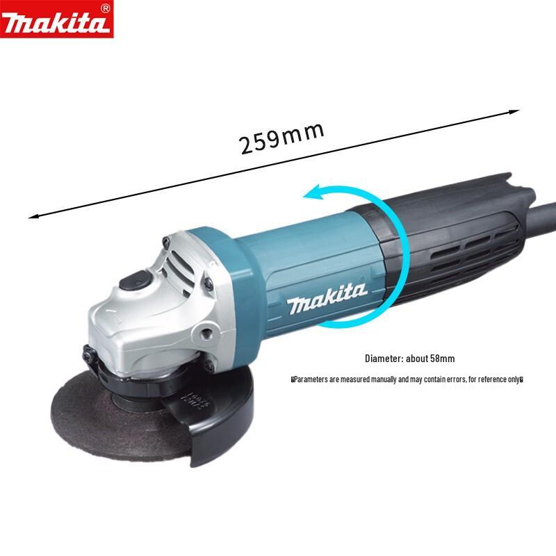 Makita 720W 100mm Angle Grinder CN plug (adapter included)