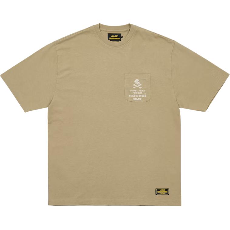 

Palace X Neighborhood Collaboration Fw25 Футболка с принтом черепа, с коротким рукавом, унисекс P29TS104 M