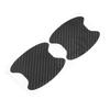4pcs Door Handle Bowl Cover Trim Carbon    or Anti Scratch Stickers for Car Truck  (Black )