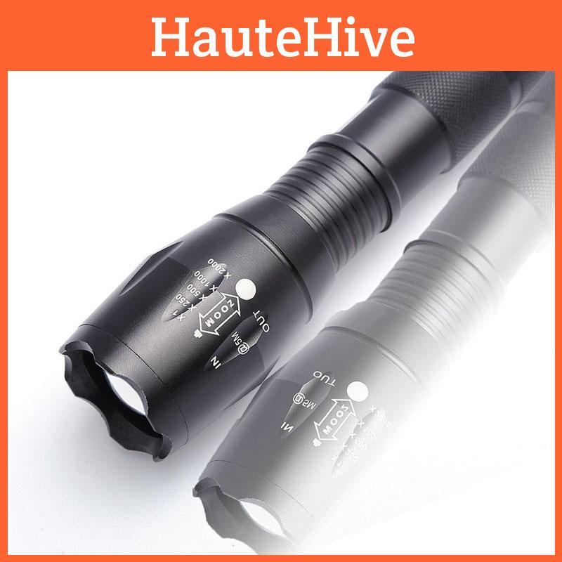 Ultra Bright 1000 Lumens Tactical Military Led Flashlight With Zoom Function