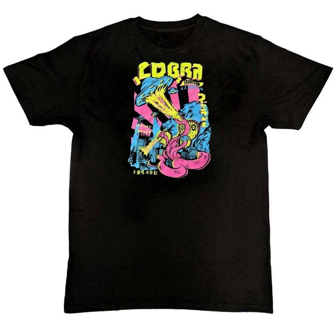 Men s and Women s T-shirts Vintage Cobra Starship Band Fire UFO Graphic Unisex T-Shirt S M L XL 2 3 4 XL XXXXL
