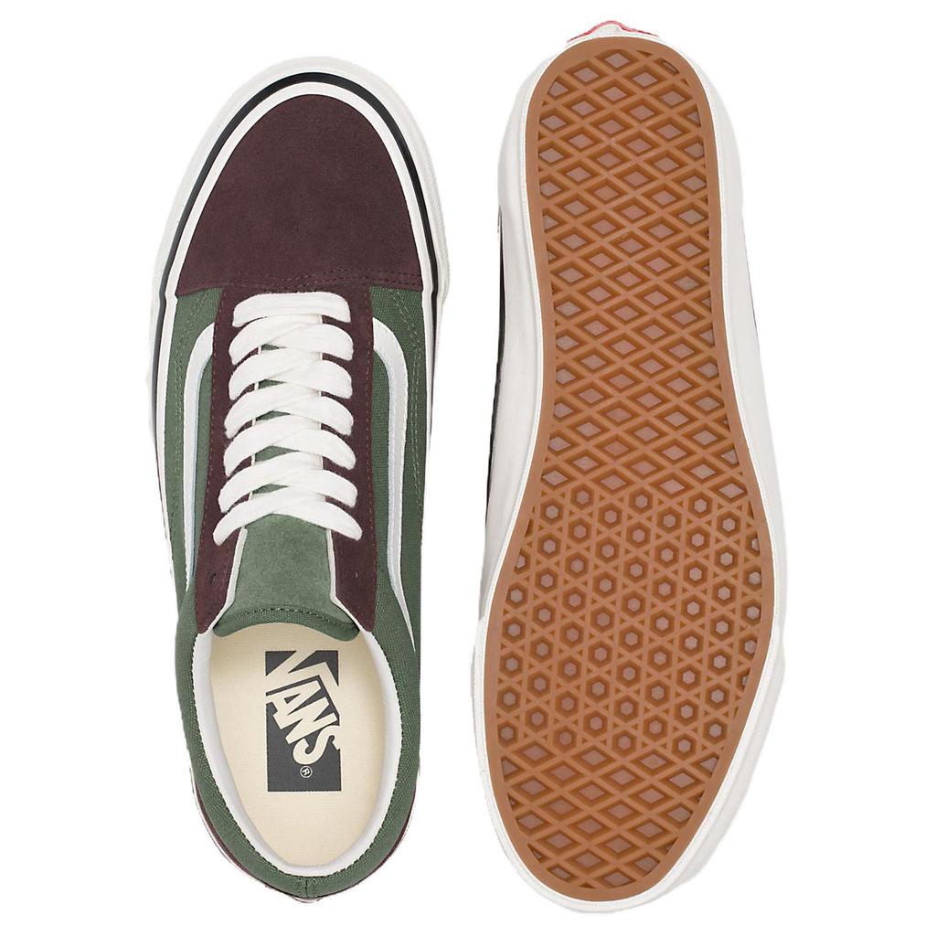 Vans Premium Old Skool Comfortable Fashion Low-Top Skate Shoes Unisex Sneakers Green VN000D56BGS