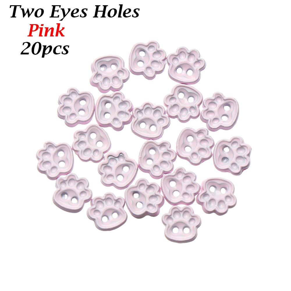 20pcs 5mm Mini Buttons DIY Doll Clothes Metal Buckle Bear Foot Style Buckles for 1/6 Doll Clothing Sewing Accessories