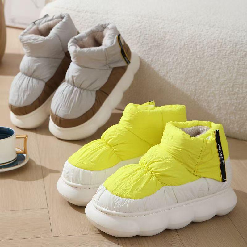 Damen Winter High-Top Indoor/Outdoor Warm gefütterte Schneestiefel mit dicker Sohle