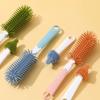 2PCS/SET Silicone Baby Bottle Brush 360 Degree Rotation Nipple Brush Baby Bottle Cleaner Set  Cups