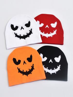 Men's  Women's Knitted Hats Cartoon Embroidered Hip Hop Hats Festive Party Hat