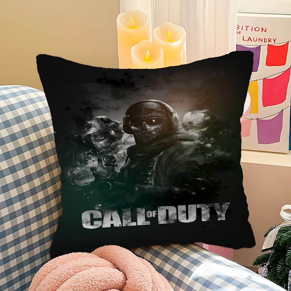 C-Call of Duty Pillowcase toon Gift Cushion Cover Bedroom Home Sofa Chair Seat Decor pillow case