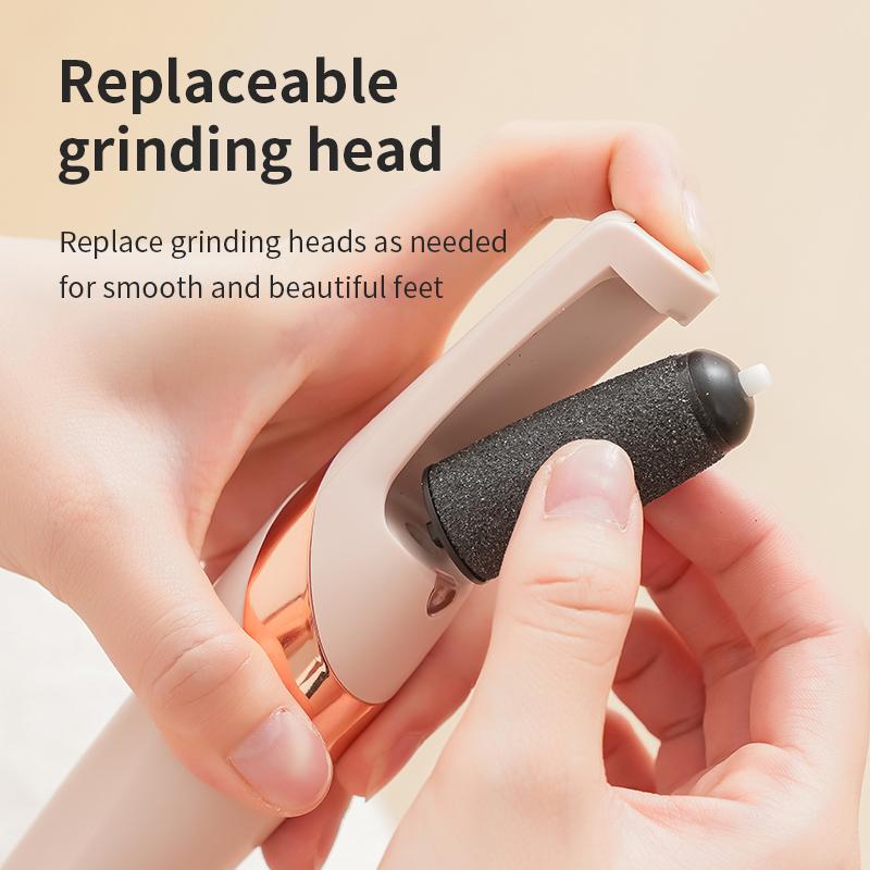 HOMFISH Electric Foot Grinder Automatic Foot Callus Rubbing Pedicure Dead Skin Callus Remover for Foot Beauty Machine