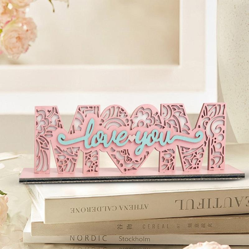 Mother's Day Decorations Decorative Tabletop Centerpieces Mothers Day Signs Mothers Day Gift for Mom from Daughter Son