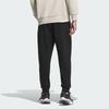 Adidas Solid Color Logo Elastic Waist Joggers Men Bottoms Black IP4971