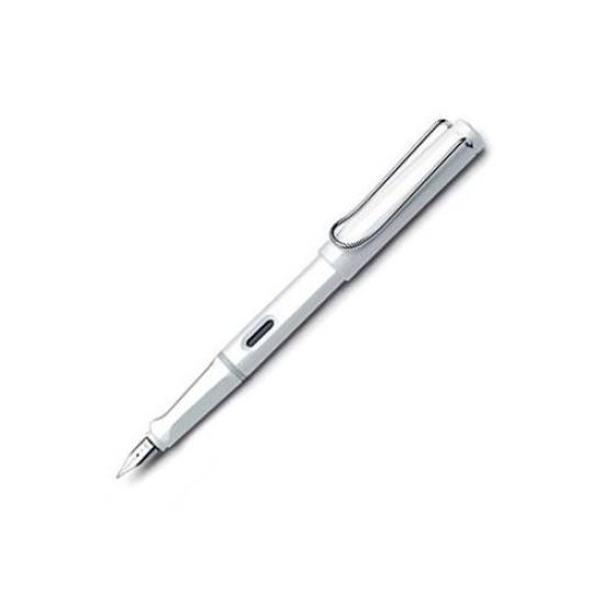 LAMY Safari Fountain Nib F Pen, White, Size (Fine), L19WT-F [Used]