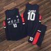 Men's Breathable Moisture-Wicking Basketball Jersey Set - Summer Team Competition Sportswear